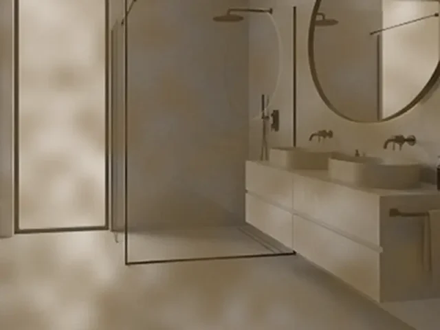 לפני ניקוי חדרי רחצה: שני חדרי רחצה שלא נוקו לעומק כבר זמן רב